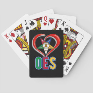 I Love OES Playing Cards