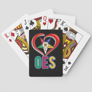 I Love OES Playing Cards
