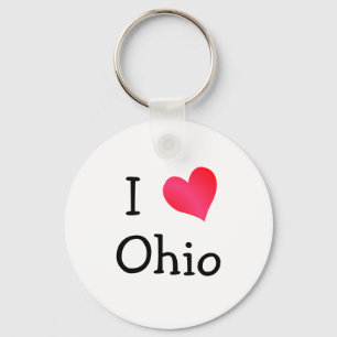 I Love Ohio Key Ring