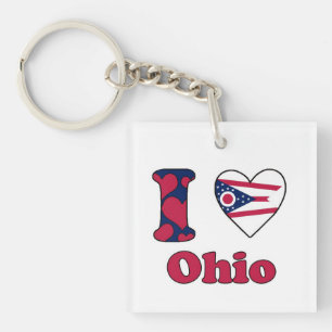 I love Ohio Key Ring