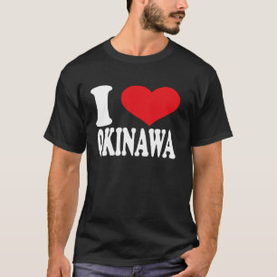 I Love Okinawa Heart Okinawa Pride T-Shirt