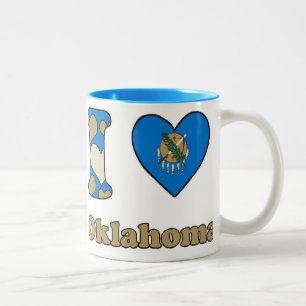 I love Oklahoma Two-Tone Coffee Mug