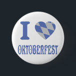 I love oktoberfest 6 cm round badge<br><div class="desc">I love oktoberfest</div>