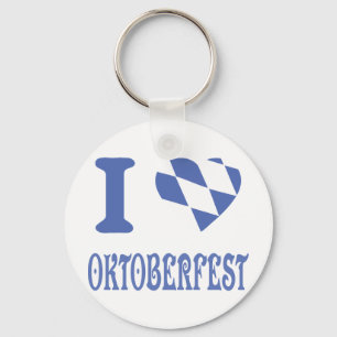 I love oktoberfest key ring