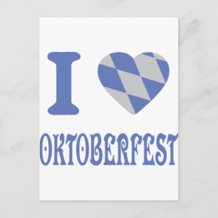 I love oktoberfest postcard