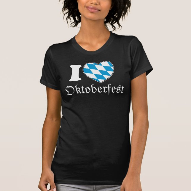 I Love Oktoberfest - Shirt for Girls (Front)