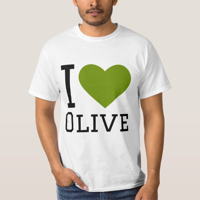 I love olive T-Shirt (Front)