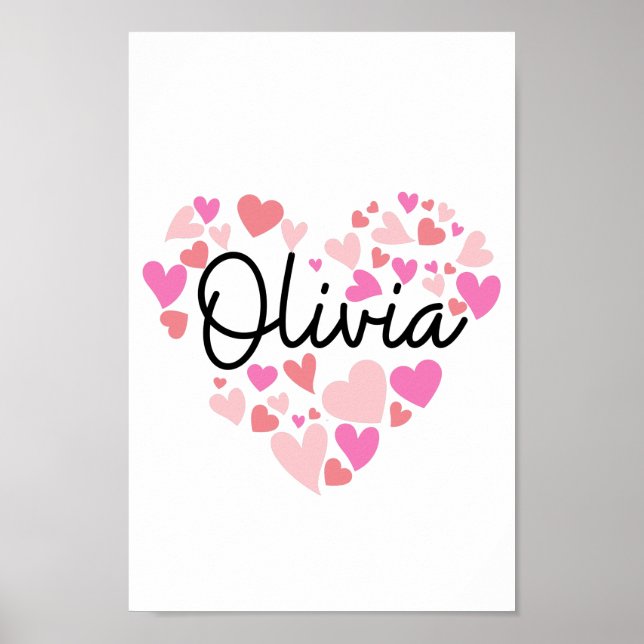 I love Olivia Poster (Front)