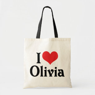 I Love Olivia Tote Bag