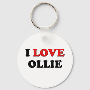 I Love Ollie Key Ring