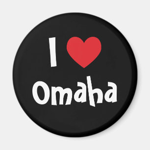 I Love Omaha Magnet