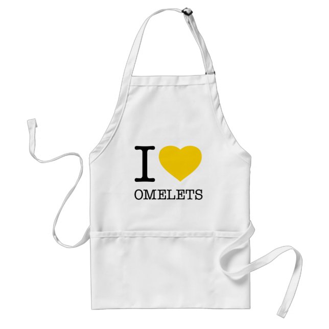 I LOVE OMELETS STANDARD APRON (Front)