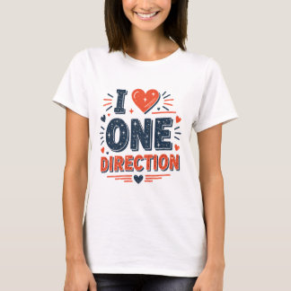 I Love One Direction Shirt - 'I <3 One Direction'