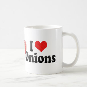 I Love Onions Coffee Mug