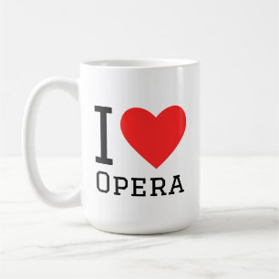 I love opera coffee mug