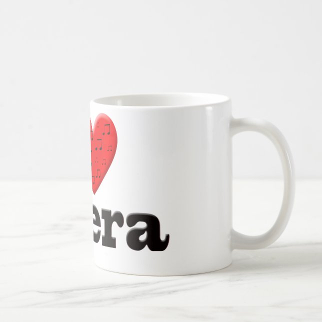 I Love Opera Coffee Mug (Right)