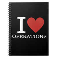 I ❤️ Love Operations - Operations Dept. - Notebook