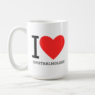 I love ophthalmology  coffee mug
