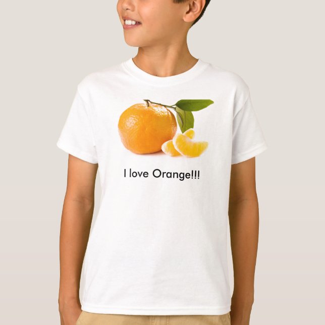 I love Orange!!! T-Shirt (Front)