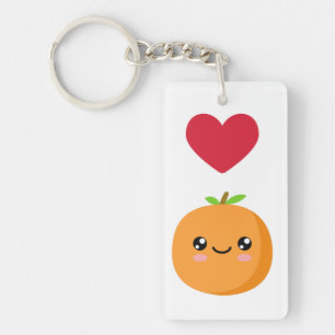 I love Oranges Key Ring