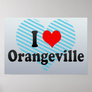 I Love Orangeville, Canada Poster