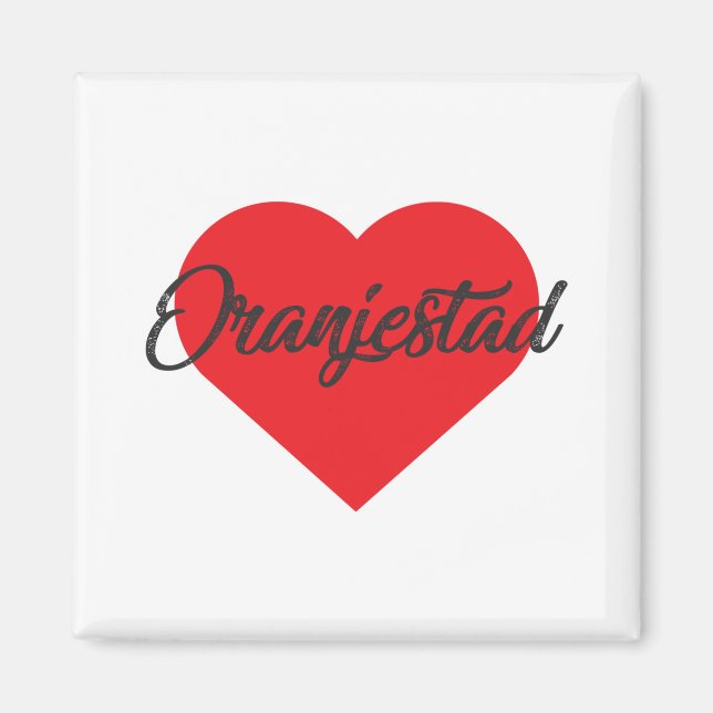 I Love Oranjestad - Aruba Magnet (Front)
