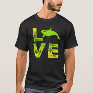 I Love Orcas Toothed Whale Orca Loving Boys T-Shirt