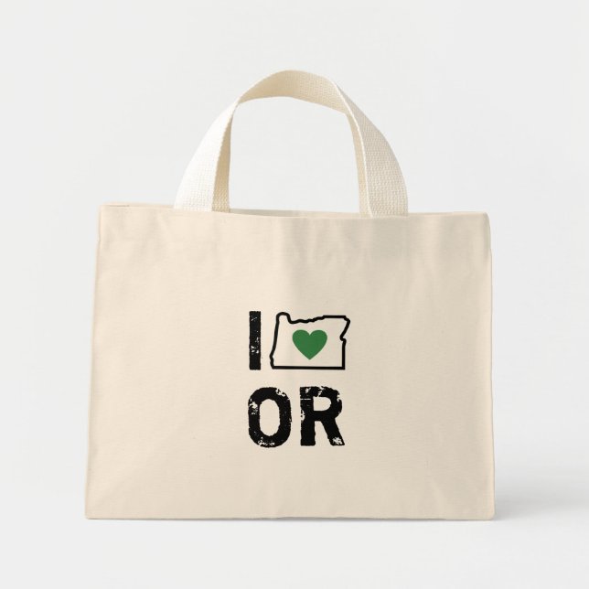 I Love Oregon Bag (Front)