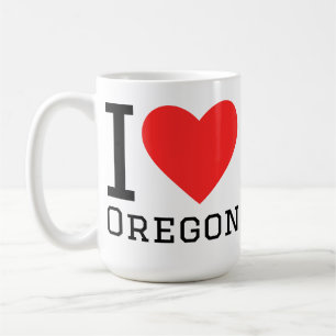 I love Oregon Coffee Mug