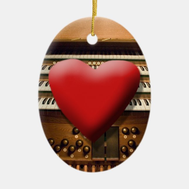 I love organs ornament (Front)