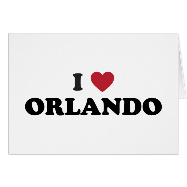 I Love Orlando Florida (Front Horizontal)