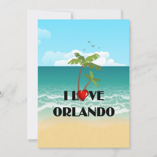 I Love Orlando, Florida Card