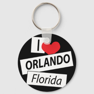 I Love Orlando Florida Key Ring
