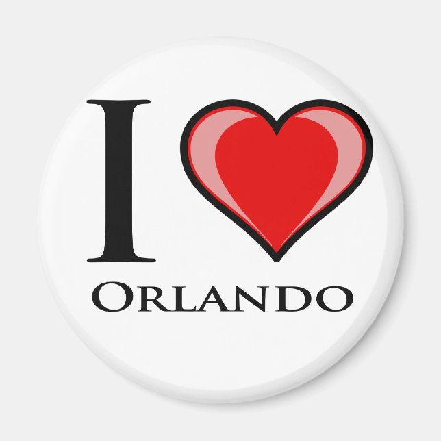 I Love Orlando Magnet (Front)
