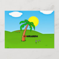I Love Orlando, Palm Tree and Sunshine