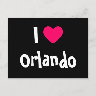 I Love Orlando Postcard