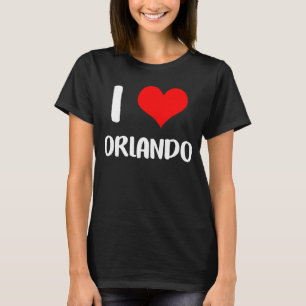 I love ORLANDO valentine sorry ladies guys heart b T-Shirt