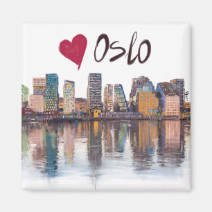 I love Oslo Magnet