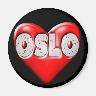 I Love Oslo Norway Magnet