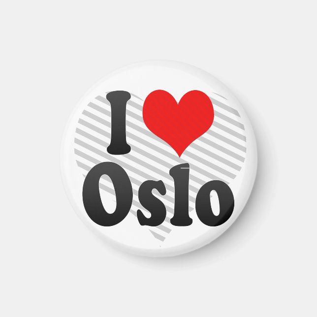 I Love Oslo, Norway Magnet (Front)