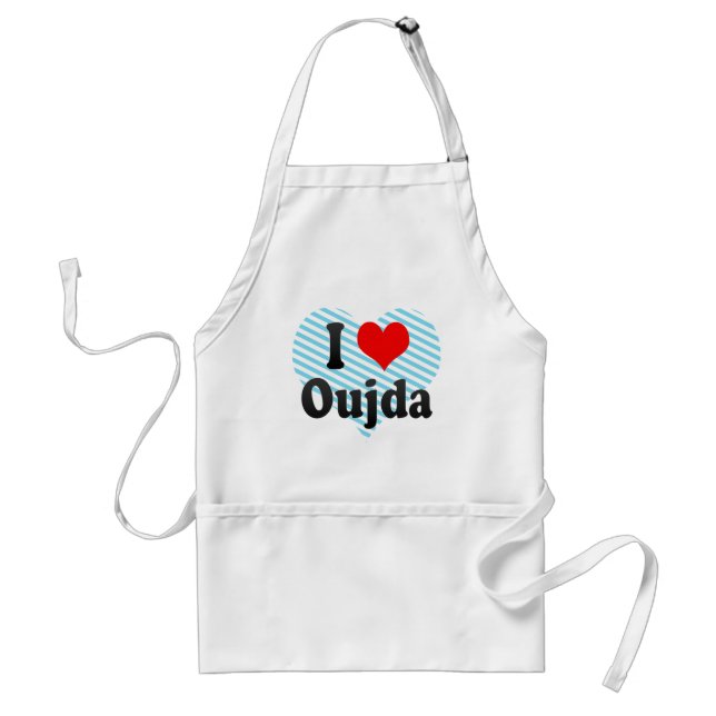 I Love Oujda, Morocco Standard Apron (Front)