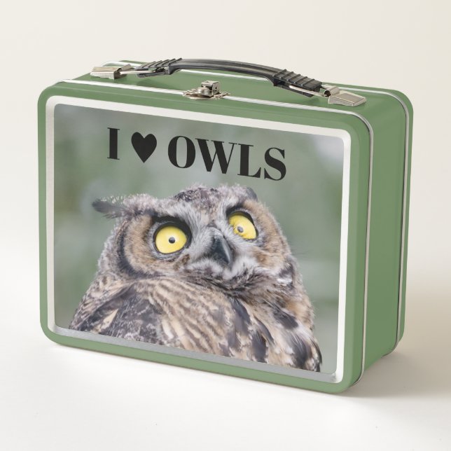 I Love Owls Lunchbox (Front)
