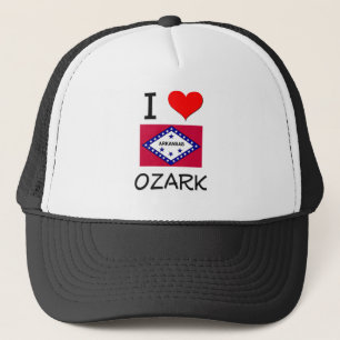 I Love OZARK Arkansas Trucker Hat