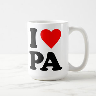 I LOVE PA COFFEE MUG