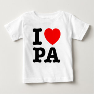 I LOVE PA Pennsylvania Baby T-Shirt