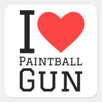 I love paintball gun