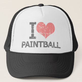 I Love Paintball Trucker Hat