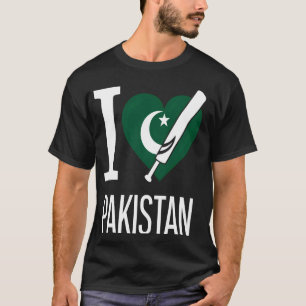 I Love Pakistan Cricket T-Shirt