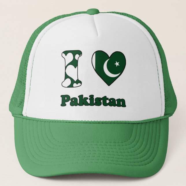 I love Pakistan Trucker Hat (Front)