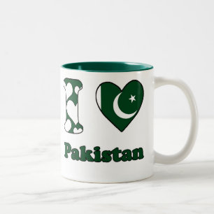 I love Pakistan Two-Tone Coffee Mug